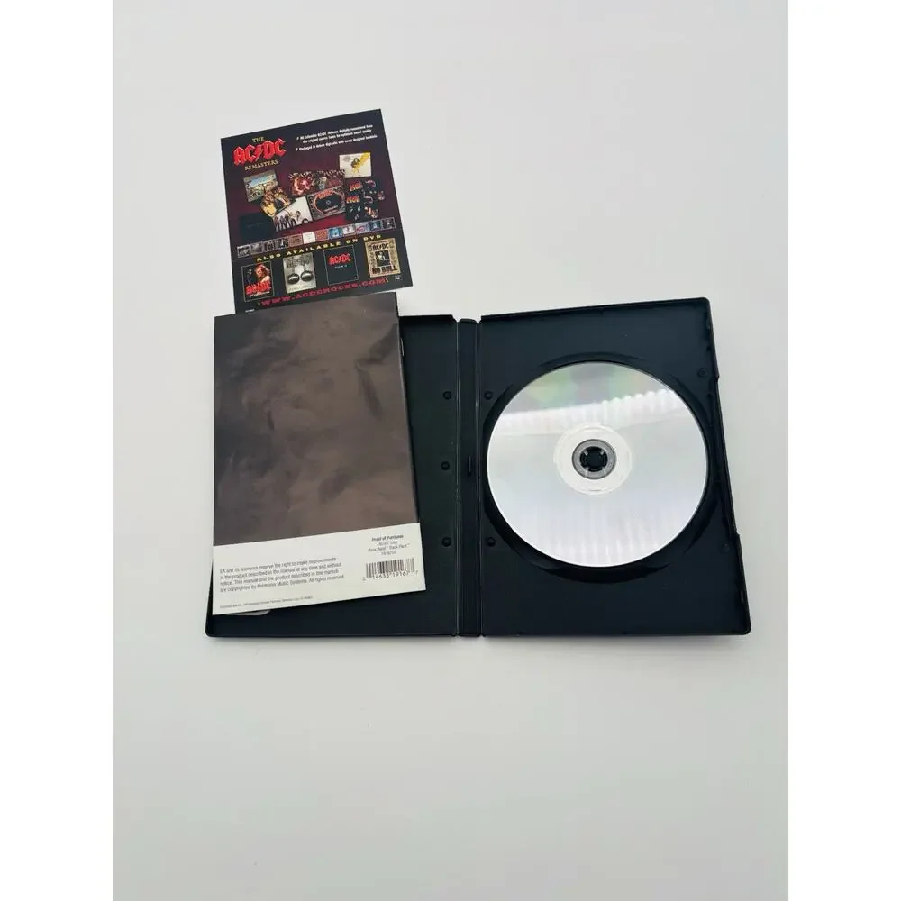AC/DC Live RockBand Track Pack (Sony Playstation 2 2008) PS2 Complete TESTED CIB